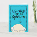 Search for spider birthday cards Web