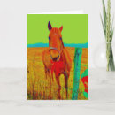 Search for funny horse christmas cards Red