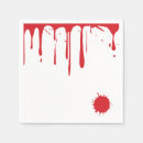 Search for blood splatter napkins Horror