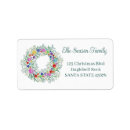 Search for laurel wreath return address labels Elegant