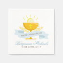 Search for baptism party napkins First communion