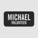 Search for church name tags Volunteer