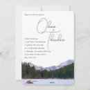 Search for colorado mountain wedding invitations Winter