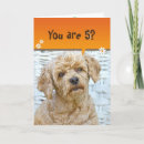 Search for 5th birthday cards Cute