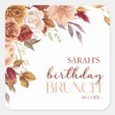 Search for orange floral stickers Birthday party
