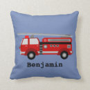 Search for fire truck cushions Boys room