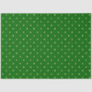 Search for gold polka dot tissue paper Green