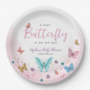 Search for butterfly plates Butterfly baby shower
