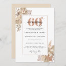 Search for 60th anniversary invitations Rustic