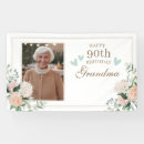 Search for 90th birthday banners Pink