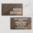 Search for deck business cards Wood