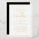 Search for gold lettering wedding invitations Classic