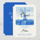 Search for european invitations Blue