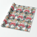 Search for farmhouse christmas wrapping paper Black and white plaid