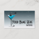 Search for bartender logos business cards Martini