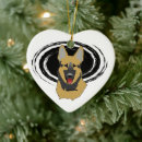 Search for black german shepherd christmas tree decorations Animal