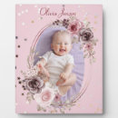 Search for newborn baby plaques Typography