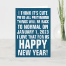 Search for new years cards Typography