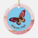Search for blue butterfly christmas tree decorations Nature