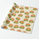 Search for burger wrapping paper Cute