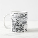 Search for toile mugs Black and white toile