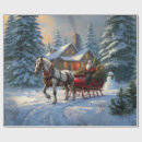 Search for sleigh wrapping paper Winter wonderland