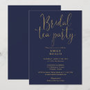 Search for navy bridal shower invitations Classic