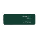 Search for masculine monogram return address labels Modern