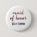 Search for rose gold badges Bridesmaid