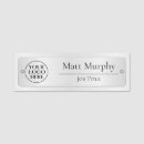 Search for metal name tags badges Silver