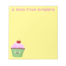 Search for cupcakes on notepads Dessert