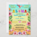 Search for luau baby shower invitations Tropical leaves