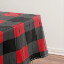 Search for red and black plaid tablecloths Modern