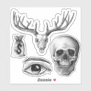 Search for big eye stickers Skull