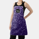 Search for dark purple aprons Girly