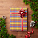 Search for coordinating wrapping paper Plaid
