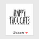 Search for happy thoughts stickers Inspirational