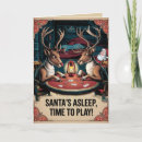 Search for funny vintage cards Santa claus