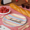 Search for seashell paper plates Stripes