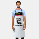 Search for funny pun aprons Griller