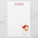 Search for santa claus personal stationery Retro