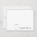 Search for stylish elegant note cards Chic