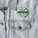 Search for green background badges Floral pattern