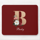 Search for b monogram mousepads Elegant