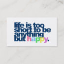 Search for attitude business cards Happiness