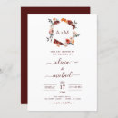 Search for burgundy flowers geometric wedding invitations Floral