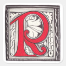 Search for capital letter stickers Typography