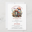 Search for mushroom birthday invitations Enchanted