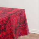 Search for red rose tablecloths Floral