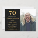 Search for elegant 70th birthday invitations Adult birthday party